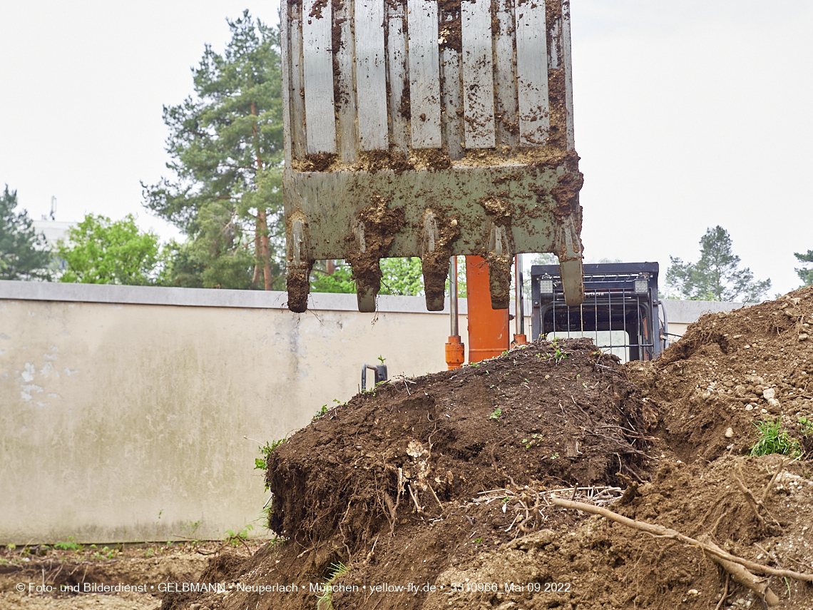 09.05.2022 - Baustelle am Haus für Kinder in Neuperlach